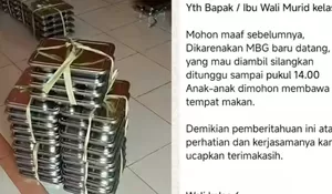 Hari Pertama MBG Usai Lebaran, Makanan Datang saat Siswa Pulang di Gresik, Keluhan Orang Tua Ramai di Medsos