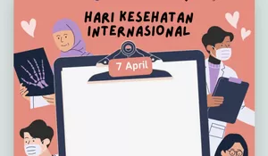 ‎Daftar Twibbon Hari Kesehatan Internasional atau World Health Day 2026 Terbaru dan Gratis, Cocok Bagikan di Media Sosial pada 7 April