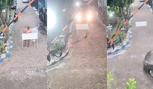 Heboh, Aksi Seorang Pria Mengklaim Jalan Umum di  Perumahan Sidokare Sidoarjo hingga Nekat Tutup Akses