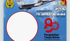 Daftar Pantun Tema HUT ke-80 TNI Angkatan Udara 2026, Kalimat Spesial untuk 9 April Mendatang