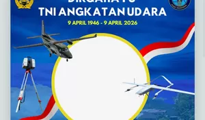 ‎8 Link Twibbon Khusus Peringatan HUT TNI AU ke-80 tahun 2026, Rayakan Perjuangan Prajurit Angkasa Indonesia dengan Desain Terbaru