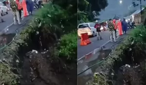 Jalur Gumitir Kembali Longsor di Bawah Patung Gandrung, Arus Lalu Lintas Jember-Banyuwangi Diberlakukan Buka Tutup