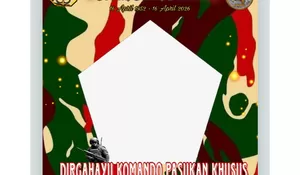 10 Link Twibbon Lengkap Ucapan HUT ke-74 Kopassus, Bingkai Foto Terbaru dan Menarik untuk Para Pejuang NKRI