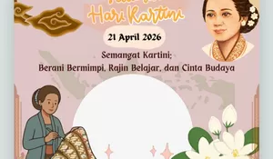 Baru! 5 Link Twibbon Tema Hari Kartini 2026 Lengkap Tulisan Habis Gelap Terbitlah Terang, Ayo Bagikan Bersama di 21 April