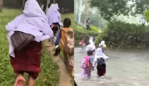 Kisah Nyata Siswa SD di Pelosok Sulawesi Tengah, Lari dan Seberangi Sungai Demi Pulang Sekolah dengan Selamat
