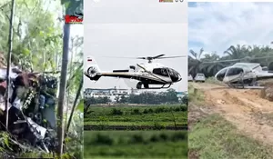 3 Fakta Insiden Helikopter PK CFX Jatuh di Hutan Sekadau, Kalimatan Barat, Kronologi, Penyebab hingga Jumlah Korban