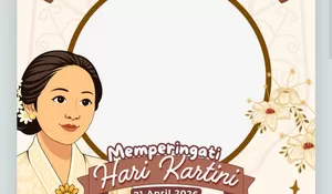 ‎8 Link Twibbon Peringatan Hari Kartini 21 April 2026, Desain-Desain Terbaru  Siap Bagikan di Media Sosial
