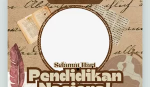 5 Link Twibbon Hari Pendidikan Nasional 2026, Desain Terbaru untuk Unggahan Status Media Sosial, Gratis!