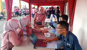 Peserta OSMA Jember Tunjukkan Kepedulian, Antusias Donor Darah di JSG, PMI Beri Apresiasi
