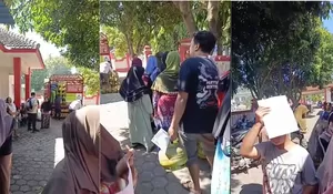 Gas Melon Langka, Warga Kecamatan Puger, Jember Rela Antri dari Pagi demi Membeli LPG 3 Kg dengan Harga Murah