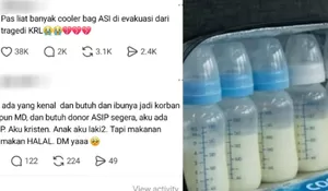 Aksi Solidaritas Busui Viral Usai Kecelakaan KRL dan Argo Bromo Anggrek di Bekasi, Donor ASIP Mengalir dari Warganet