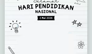 ‎10 Link Twibbon Hari Pendidikan Nasional 2 Mei 2026, Bagikan Melalui Media Sosial Bersama Caption Menawan