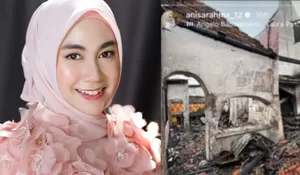 Rumah Anisa Rahma Eks Cherrybelle Habis Dilalap Si Jago Merah, Kebakaran Diduga Gara-gara Lilin, Begini Kronologi