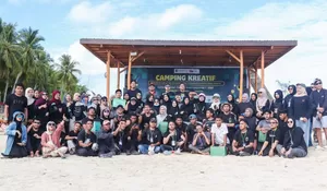152 Pelaku Ekraf Mengikuti Camping Creatif Buton Tengah 2026 di Pantai Sausumangka, Bangun Sinergi Jangka 