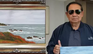 Pesona 15 Lukisan SBY dalam Peringatan 5 Tahun Berkarya, Mulai dari Pantai California hingga Berbagai Kota di Pulau Jawa