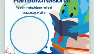 Terpopuler! Link Twibbon Hari Buku Nasional 17 Mei 2026, Desain Apik dan Keren Cocok untuk Isi Story Medsos
