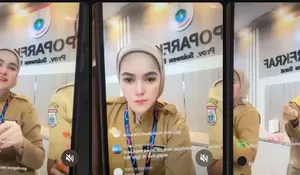 ASN di Sulbar Live Tiktok saat Jam Kerja: 'Nggak Kerja ya sampai Lihat Live Aku? Kamu Pengangguran ya?'