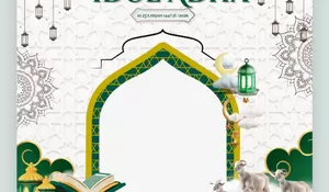‎10 Link Twibbon Hari Raya Idul Adha 1447 Hijriah: Unggah Twibbon Ornamen Islam Padai 27 Mei!