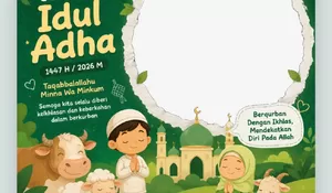 10 Link Twibbon Hari Raya Idul Adha 1447 Hijiriah, Bingkai Foto dengan Desain HD Siap Pajang di WA, IG, FB, X