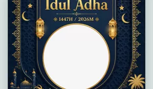 Kumpulan Link twibbon Idul Adha 1447 Hijriah, Cek Desain Foto Terpopuler untuk Perayaan Hari Raya Haji 2026