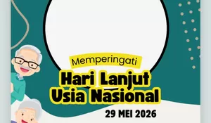 ‎5 Twibbon Baru untuk Hari Lanjut Usia Nasional 29 Mei 2026, Cocok Bagikan di Medsos Mulai Hari Ini!