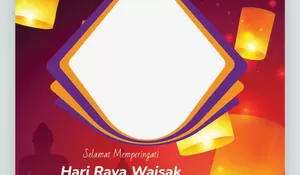 10 Link Twibbon Hari Raya Waisak 2026 Bebas Watermark, Semarakkan Peringatan Spesial dengan Foto Terkeren di Medsos