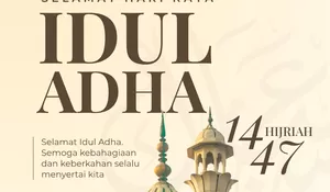 Update Baru, 7 Desain Poster Tema Hari Raya Idul Adha 1447 Hijriah, Cek Desain Paling Menarik!