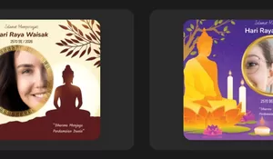 Klik di Sini! 14 Link Twibbon Hari Raya Waisak 2026, Desain Sederhana dengan Gambar Buddha dan Ucapan Singkat