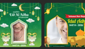 Desain Islami! 30 Twibbon Idul Adha 1447 H, Lengkap dengan Gambar Masjid dan Ucapan Selamat Hari Raya Kurban 2026 