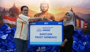 BRI Peduli Tebar Kebahagiaan di Hari Waisak 2026, Ribuan Paket Sembako Disalurkan untuk Umat Buddha di Jakarta