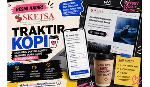 Fitur Traktir Kopi Resmi Hadir di SketsaNusantara.id, Cara Baru Pembaca Mendukung Konten Bermutu Tanpa Harus Berlangganan