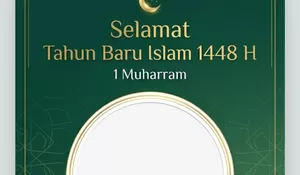 Sambut 1 Muharam 1448 H dengan 23 Twibbon Tahun Baru Islam 2026, Desain Islami Estetik Cocok untuk Media Sosial
