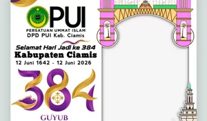2 Link Twibbon dan Ucapan Hari Jadi ke-384 Kabupaten Ciamis, Bagikan Bingkai Foto Gratis pada 12 Juni 2026