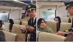 Viral, Penumpang Kereta Api Didatangi Petugas KAI hingga Dikira Kena Blacklist karena Tiket Ilegal, Endingnya Justru Bikin Haru