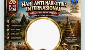 8 Link Twibbon Hari Anti Narkotika Internasional 2026. Yuk Bergerak Tolak Narkoba di Dunia Lewat Gambar Ucapan