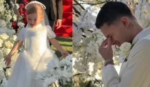 Bikin Haru! Justin Hubner dan Jennifer Coppen Menikah, Kamari Beri Pesan Mengharukan Ini untuk Menyambut Papa Barunya