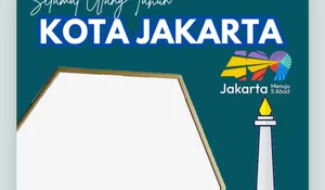 Gratis Unduh! Link Twibbon HUT ke-499 Kota Jakarta,  Bagikan ke Media Sosial di 22 Juni 2026