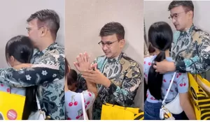 Momen Haru Ruben Onsu Bertemu Dua Putrinya Jelang Berangkat Umrah, Putri Sulung Sarwendah Langsung Memeluk Sang Ayah