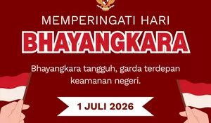 10 Desain Poster Perayaan Hari Bhayangkara 2026, Resolusi HD Bebas Edit untuk Postingan Medsos 1 Juli Mendatang