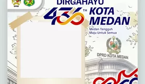‎Link Twibbon dan Logo HUT Ke-436 Kota Medan Tahun 2026 Resmi, Download dan Bagikan Tepat di 1 Juli Nanti