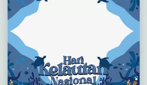 ‎7 Link Twibbon Hari Kelautan Nasional 2026, Kampanye Peduli Laut dengan Desain-desain Terbaru