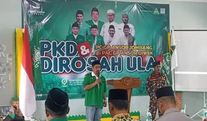 Wujudkan Kaderisasi Maksimal, Ansor Jombang Gembleng  Kepemimpinan Puluhan Kader PAC