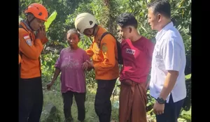 Tembus Medan Berat, PMI Jember Bersama Tim SAR Gabungan Berhasil Temukan Nenek yang Hilang di Kebun