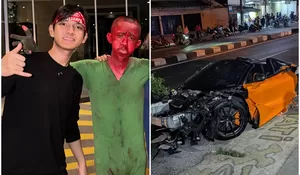 Ngeri! YouTuber Game Andra ST dan Robby Pantjoro Mengalami Laka Tunggal Hingga Mobil Terbelah Dua saat Berkendara di Solo, Begini Kronologinya