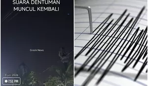 Heboh Terdengar Suara Dentuman dan Gemuruh Misterius di Gresik, BMKG Tak Deteksi Aktivitas Gempa Bumi, Apa Penyebabnya?