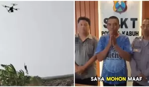 Viral Video Petani Terbang Diangkut Pakai Drone di Jombang Jatim, Pengunggah Konten Akhirnya Minta Maaf dan Ungkap Fakta Sebenarnya