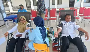 Giliran Warga Sumberbaru Unjuk Kepedulian, Aksi Donor Darah PMI Jember Himpun 24 Kantong