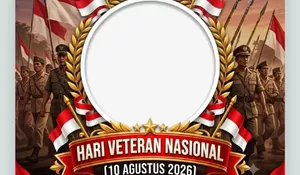 Daftar Twibbon Hari Veteran Nasional 10 Agustus 2026, Terbaru dan Update untuk Post Instagram hingga Cerita WhatsApp