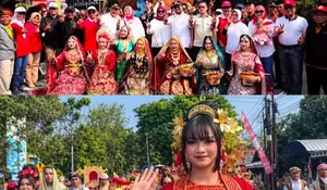 Gema Swarna Bumi, SMA Negeri 2 Nganjuk Hidupkan Harmoni Jalur Sutra Sriwijaya