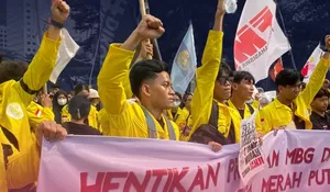 Pasca HUT ke-81 RI, Mahasiswa BEM UI Demo Sampaikan 8 Tuntutan Ini dalam Aksi 'Merebut Kemerdekaan' di Bundaran HI Jakarta